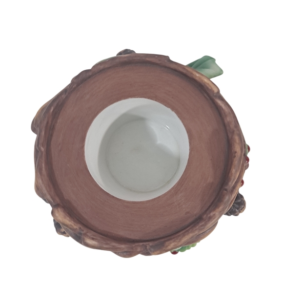 SOLD PartyLite Cardinal Porcelain Candle Holder Hand Painted NOB USA W/Box - Picture 8 of 12